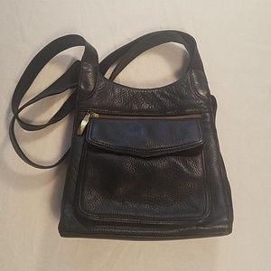 Valerie Stevens black leather purse